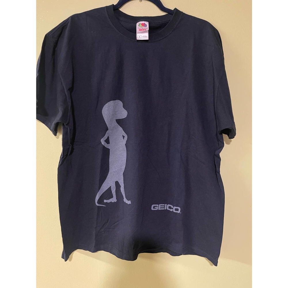 Geico Black T-Shirt Mens Unisex Tee XL